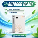 8 kWh LiFePO4 Battery Solar Storage System Monocrystalline PV Generator Home Energy Kit