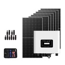 All-in-One Hybrid 15/20kW MPPT Solar Panel System with 30kWh Lithium Battery Complete Home Grid-Tie Backup System
