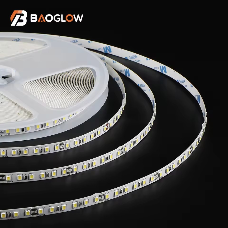 SMD2835 LED Strip Light AC 220V Remote Control Warm White 3000K 4000K 6500K LED Strip Light for TV Backlight
