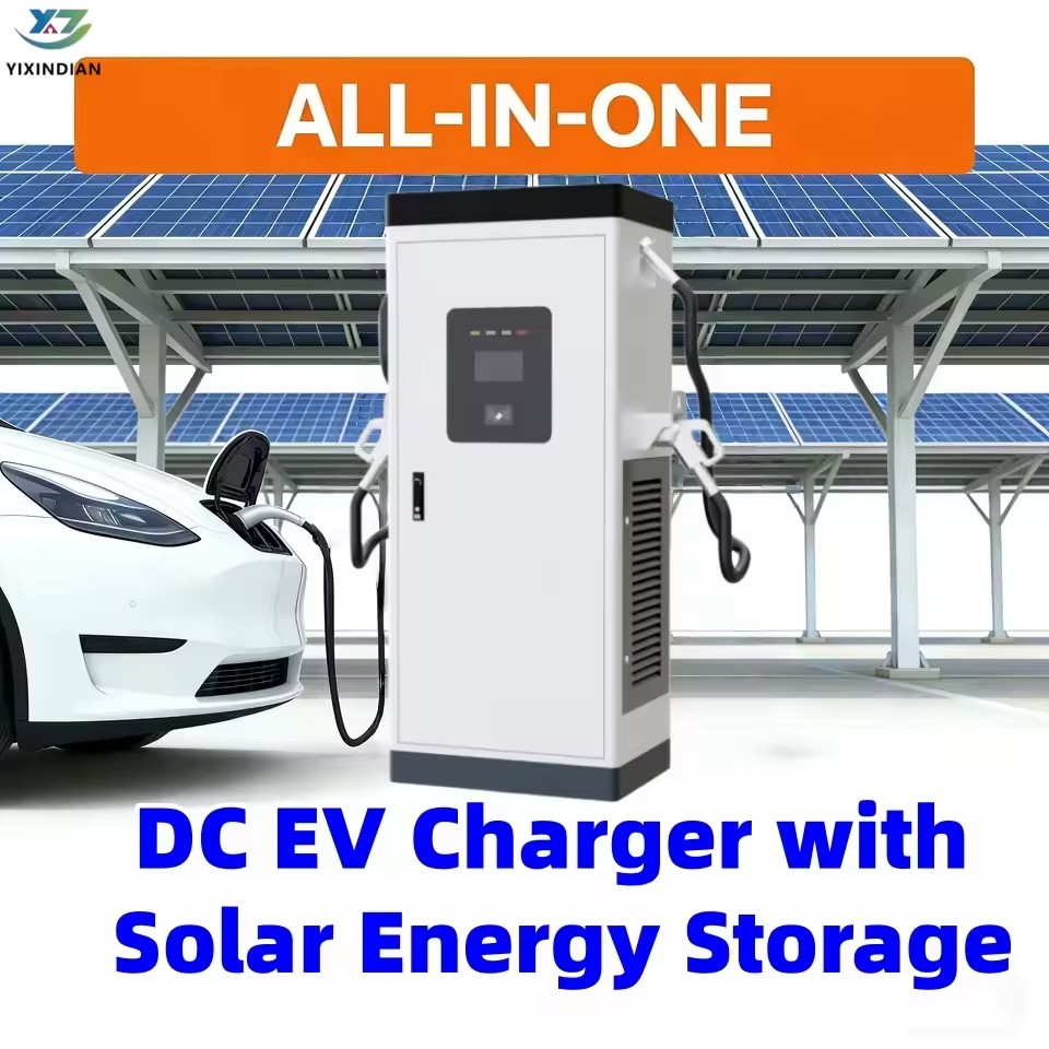 Commercial DC Fast Charging Station Heavy-Duty All-in-One Solar ESS EV Charger Off-grid Power Solution for Mining Site