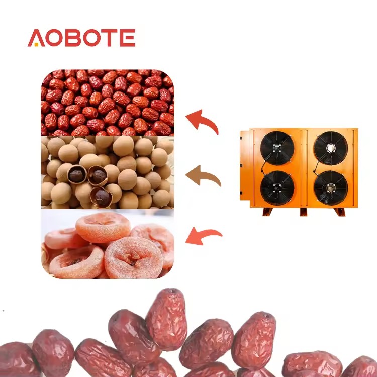 Nutrient-Preserving Heat Pump Dryer for Dates Fruits Competitive Price PLC Controlled Energy Saving Food Processing Drying