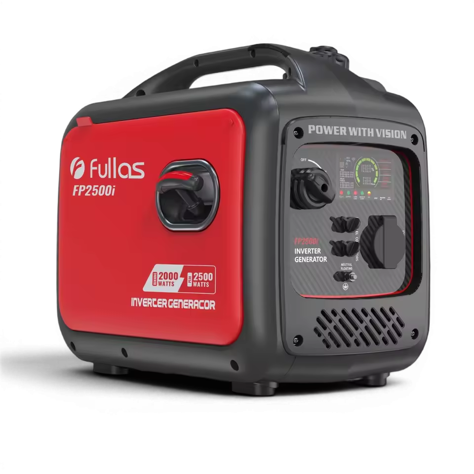 2500W Silent Inverter Generator Portable Gasoline Generator for Outdoor Camping Home Backup Power Supply
