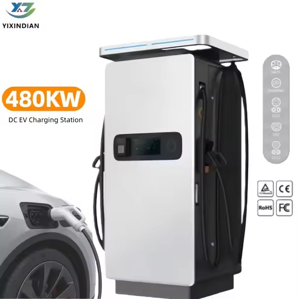 Solar DC Ev Fast Charger for Electric Cars 30kW 60kW 120kW 240kW 320kW 360kW 480kW Advertising Screen Commercial Use