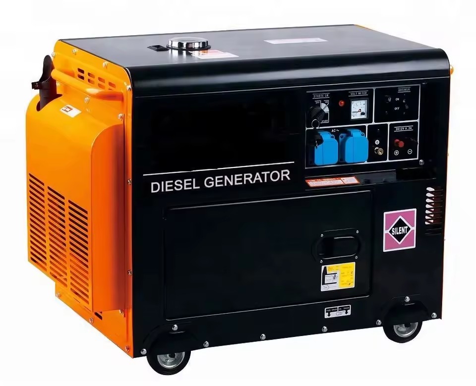 5kw 6kw 7kw 8kw 10kw 12kw Groupe Lectrogne Electrogene Portable Machinery Engines Silent Power Generator Genset Diesel Type