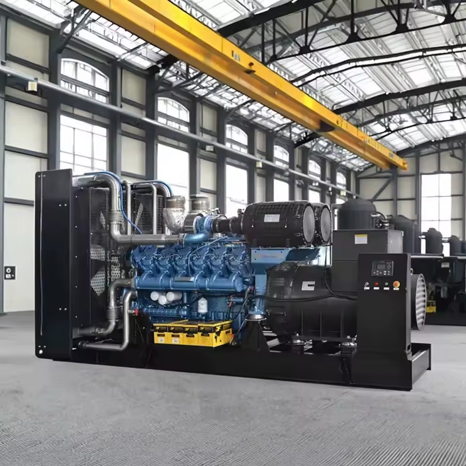 New Natural Gas Biogas/Syngas Powered 500-1000kW 90% Efficiency IP65 Gas Turbine Water Cooled Electricity Generator CE ISO