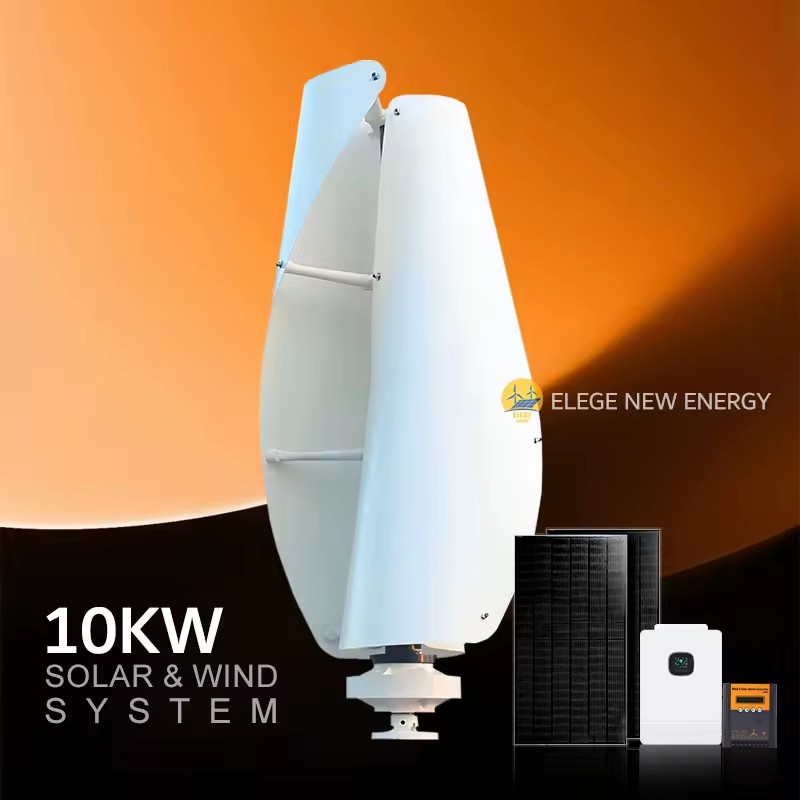 Cheap Factory Price 5KW Wind Turbine Generator 5KW Solar Panels Hybrid Power System 12V/24V/48V Output 3 Months-15 Year Warranty
