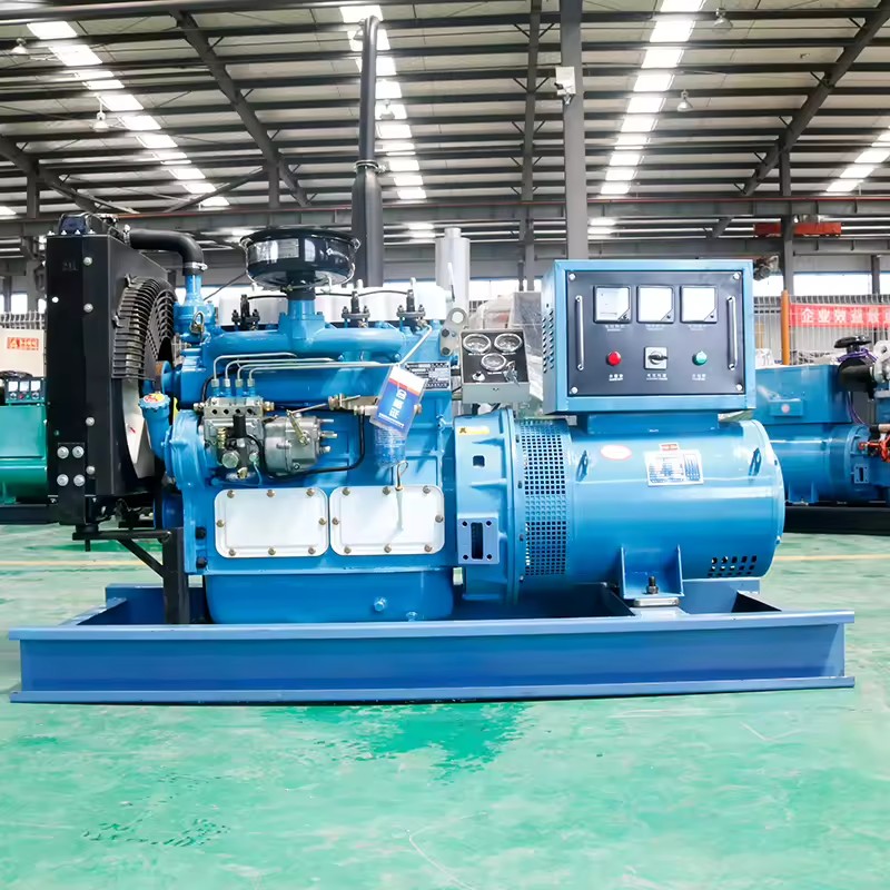 30-150kW Turbocharger Diesel Generator Set with Engine & Pump for Plastic Molding Factory High Productivity 50HZ 400V