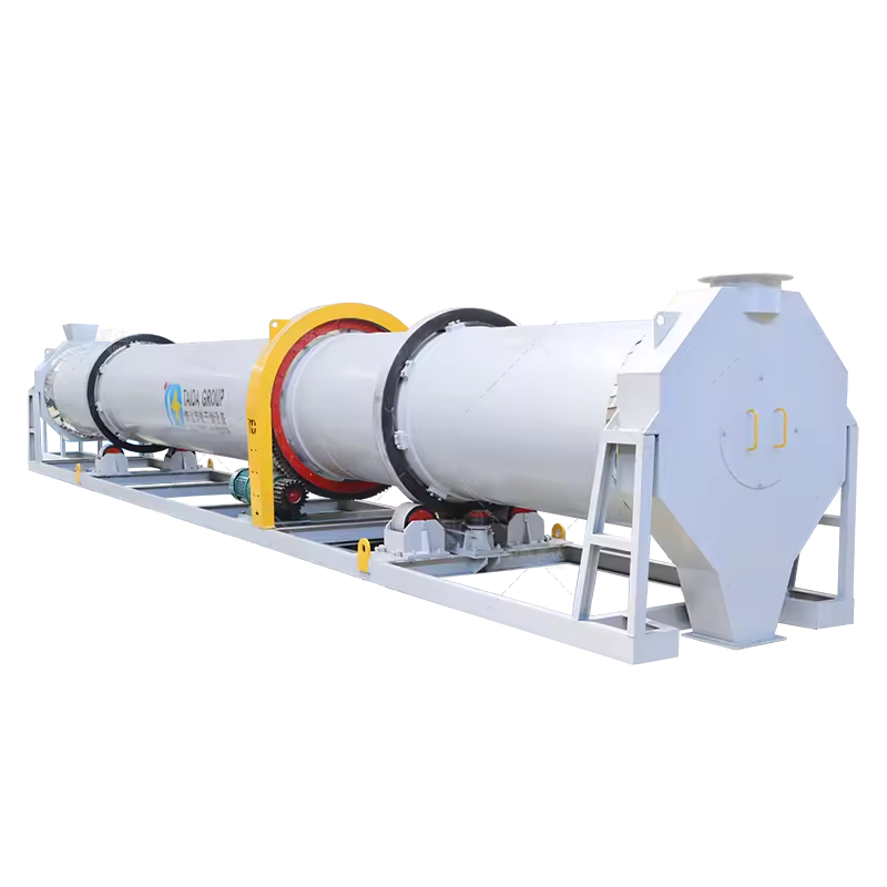 Energy Saving Coal/Gas Burner Sludge Rotary Drum Dryer PLC Controlled Ti Eco-Friendly Factory Direct Sale Animal Manure Drying