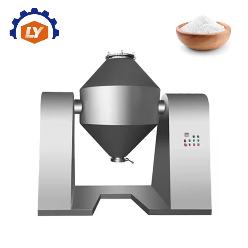 Factory Fully Automatic 1500L Double Cone Quick Drum Mixing Tapered Vacuum Dryer