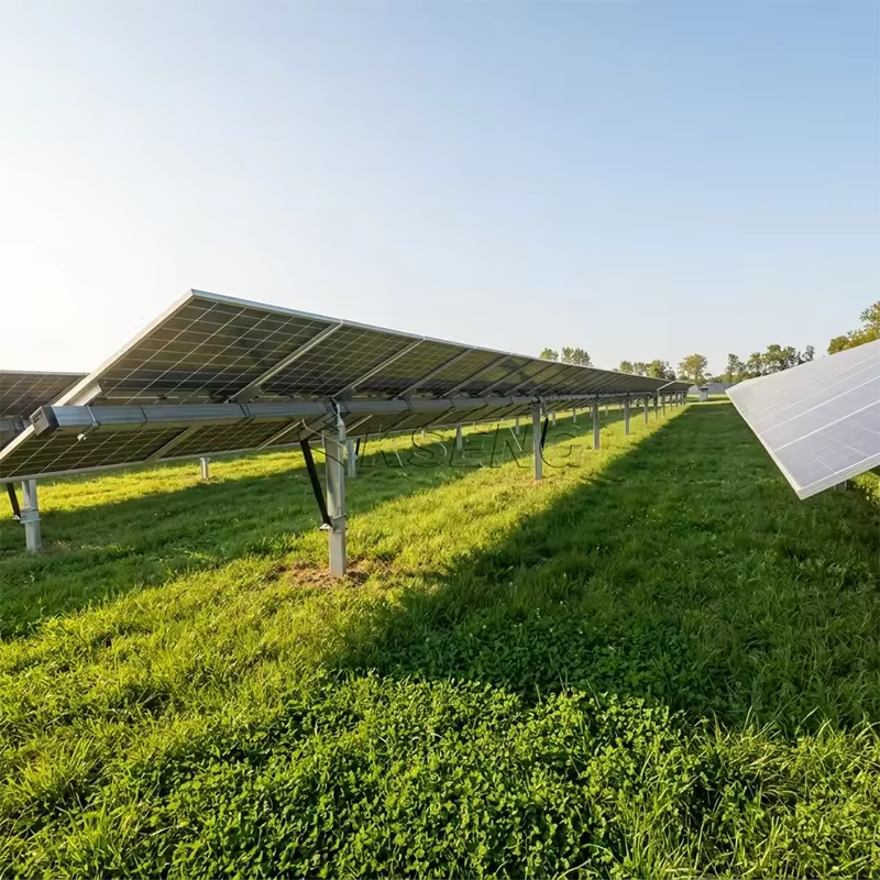 Single Axis Solar Panel Tracking System for Enhanced Sunlight Capture and Increased Electricity Generation