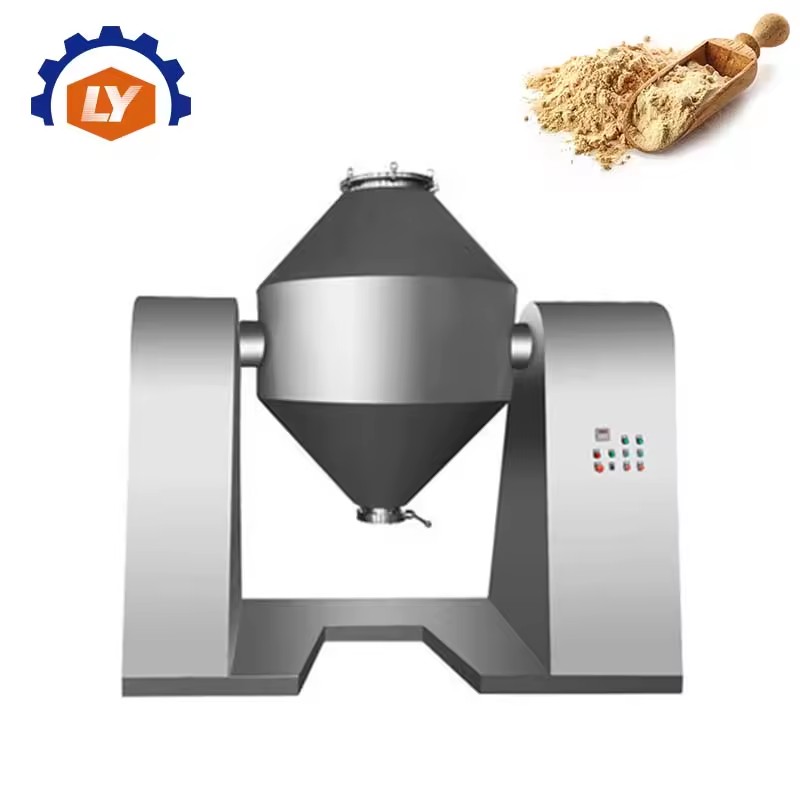 Double Cone Tapered Vacuum Dryer Dry Powder Particles Uniform SZG-1500 Drum Mixing Machine