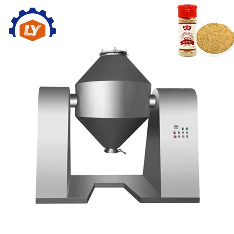 1500L Capacity Good Performance Double Cone Rotating Drum Mixing Tapered Vacuum Dryer