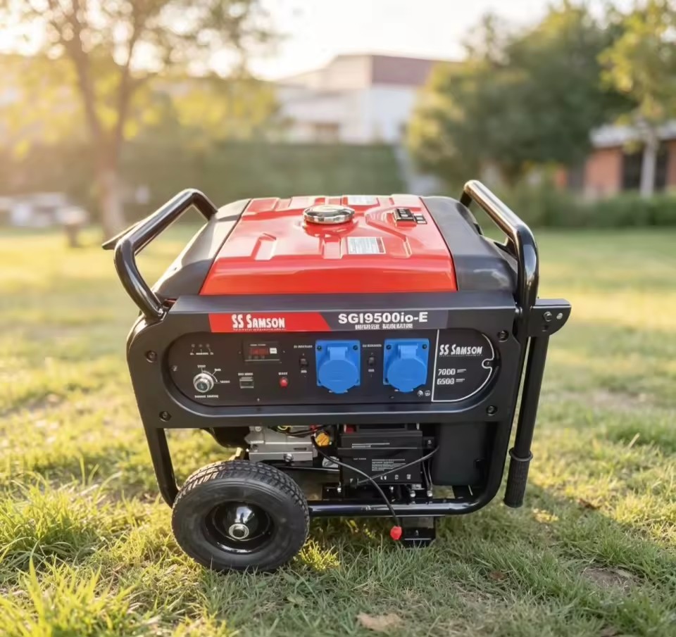 SS SAMSON 7KW Gasoline Inverter Generator High Efficiency Petrol Engine Portable Power Generator for Home Backup