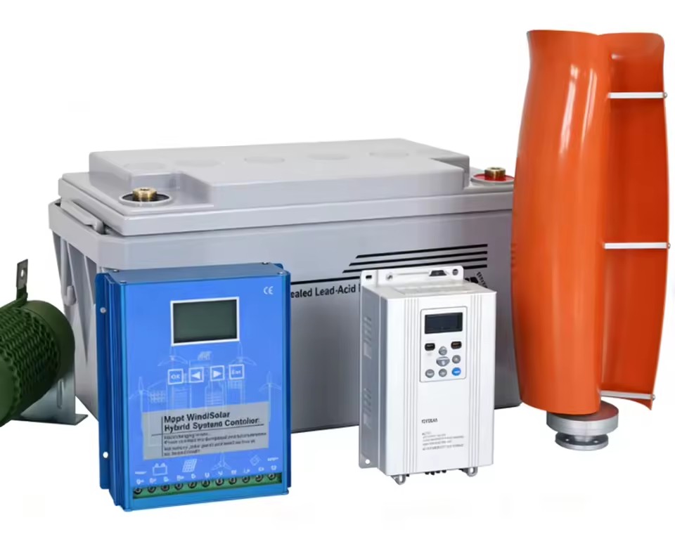 10KW Tulip Vertical Axis Wind Generator 12V for Agricultural Farm Power and Irrigation