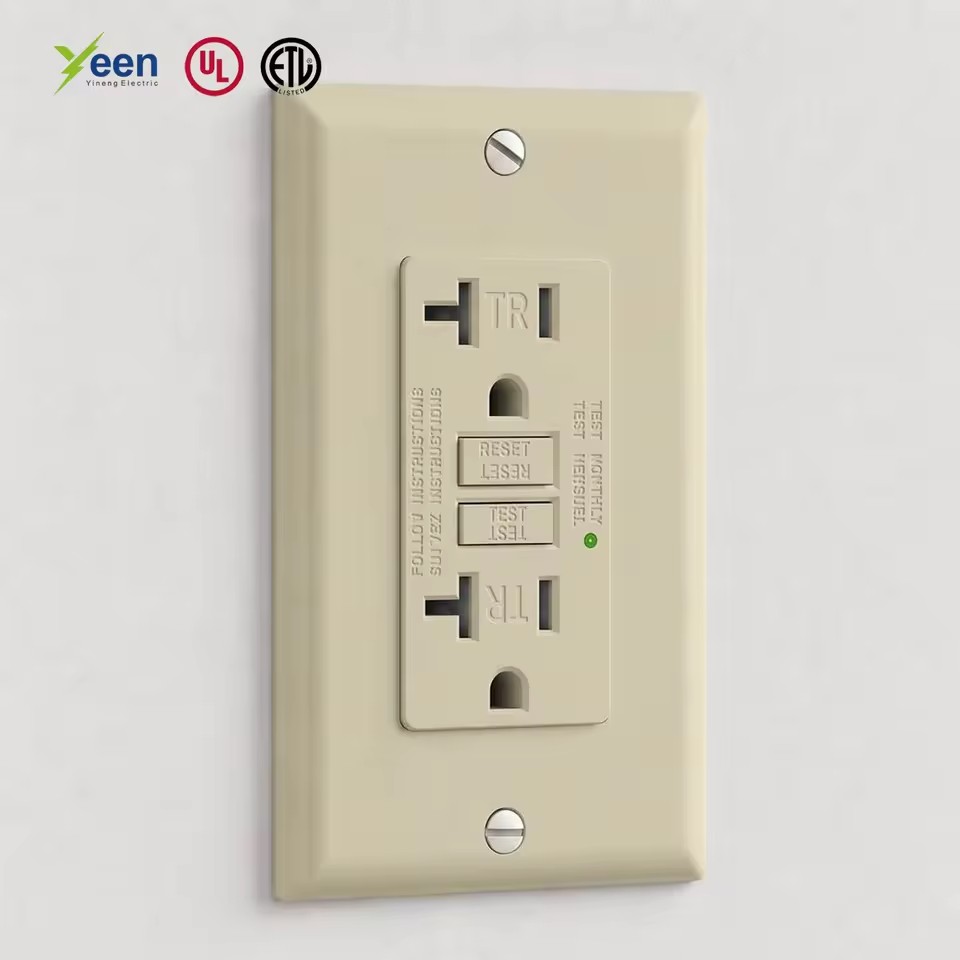 20 Amp GFCI Wall Socket for Generator RV Camper Off-Grid Cabin Backup Electricity
