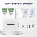 BLUETTI Balco 260 2.56kWh Balcony Solar Storage System 2400W PV Input 4 MPPT Plug and Play for Apartment Home Energy Saving
