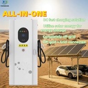60kW 120kW 480kW Off-grid Hybrid Solar ESS Fast Floor-Mounted EV Charging Station for Commricial Use LFP Solar Panels