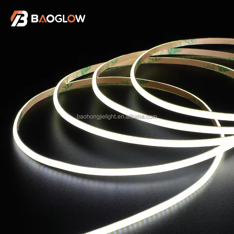 3000K 4000K 6000K COB Led Light Strip 400led Flexible Light DC 5V 12V 24V Cob Led Light Strip for Kitchen Cabinet Lighting