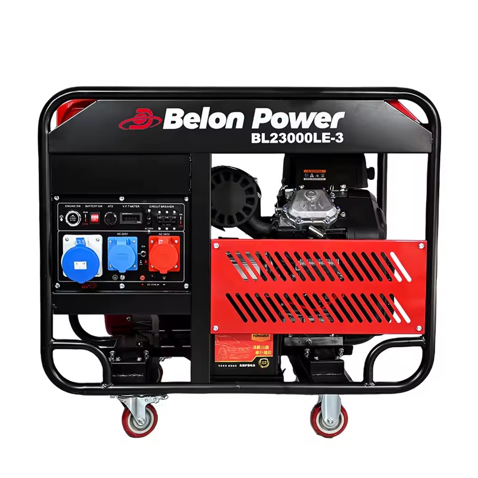 2025 New Model 18KW 20KVA 220/380V 230/400V R999D Double Cylinder Generator Electricity Gasoline Generator