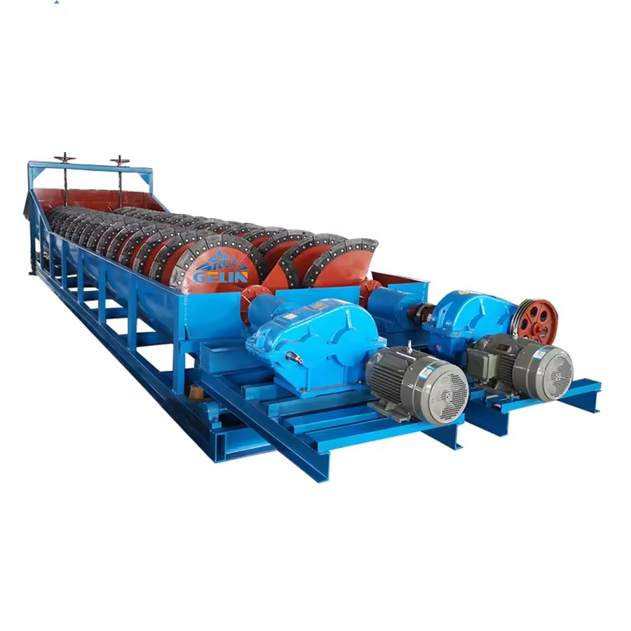 High Efficiency Sand Washer Spiral Machine Glass Grade Silica Sand Washing Plant