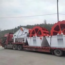 Beach Sand Cleaning Machine Wheel Sand Washer Pump Gear Construction Mining Use 20-180t/h Capacity AC Motor 1.5 Year Warranty