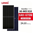 Good Price Longi LR8-66HVDF 640~670M Solar Panels 640W 650W 655W 660W 665W 670W Longi Solar Energy