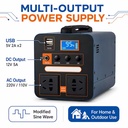 High Power LiFePO4 48V/51.2V Energy Storage Battery 600W 1000W 2500W 3500W Solar Generator
