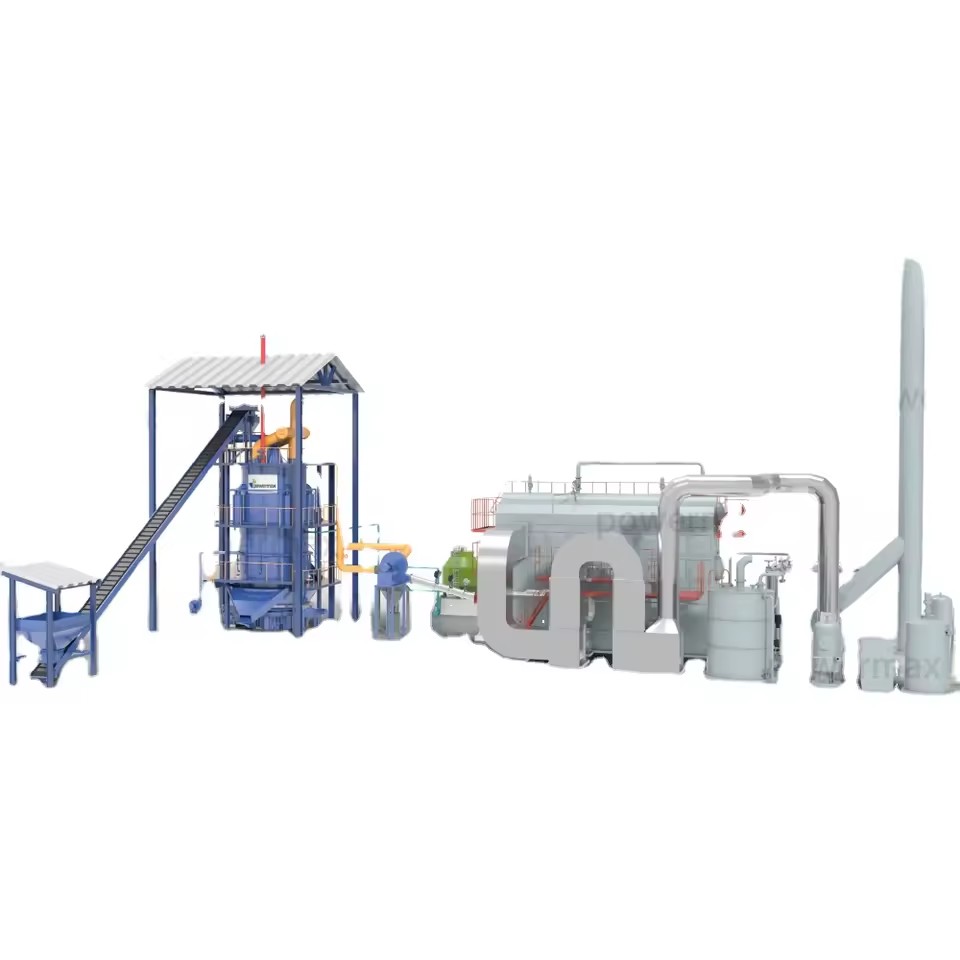 Coconut Shell Palm Oil Biomass Gasifier and Wood Gasifier Generator for Sale for Biomass Waste to Electricity Power Plant