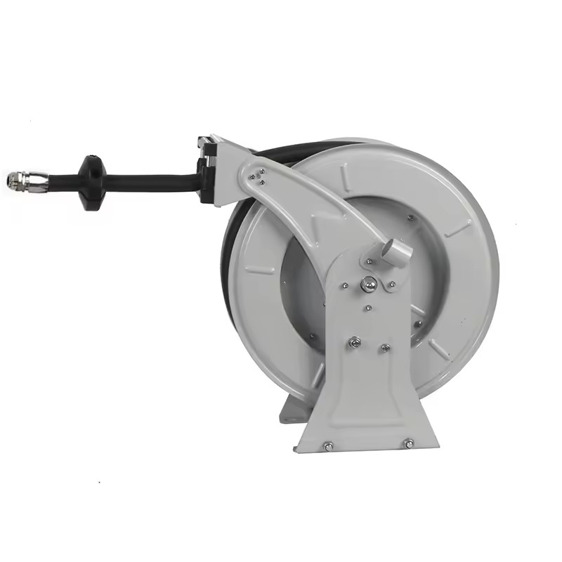 Washer Side Mounted Hose Reel Automatically Retracted Fuel Hose Reel ACCESSORIES for Gas Station with Fuel Dispenser Nozzle