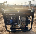 SS SAMSON 5KW Diesel Generator 240V 50Hz Electric Start Open Frame Portable Air Cooled Power Generator