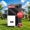 On Grid Solar Energy System 30KW Industrial PV Power System for Factory Commercial Use