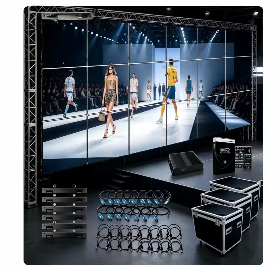 IP65 Waterproof and Moisture-proof High-definition P2.6, P2.9, P3.9 LED Panel Screens; Quick Installation; Available for Rent