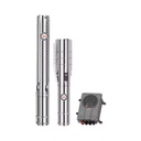 Leo Hybrid Solar Pump with SS Impeller 5\" Vertical Agricultural Water Pumping System AC/DC High Pressure Electric Power Source