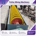 Industrial Grade Single Screw River Stone Cleaning Equipment Wear Resistant Continuous Operation Spiral Sand Washer
