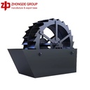 Zhongde High Efficiency AC Motor Mining Wheel Bucket Sand Washer with Gear Pump and Dehydration for Cement Sand Separation