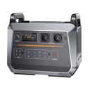Portable 2000W Powerstation Lifepo4 Battery Bank 1000W Charge Solar Panel Generator Home Use Flashlight Supply