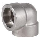 Pipe Fittings 304 2 Inch Class 6000 Socket Weld Elbow Pipe Fittings 90 Elbow Cl 3000 A105 Sw