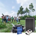 Household Mini DC48V Solar Powered Brushed QB Surface Pump Irrigation