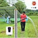 3inch Plastic Impeller Solar Water Pump Kits DC Water Submersible Borehole Pump Solar Water Pump for Agriculture