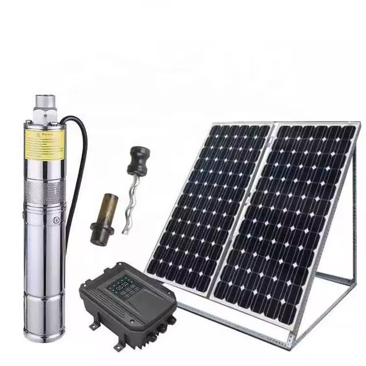 Complete Kit Stainless Steel Deep Well Submersible Solar Water Pump for Agricultural Irrigation