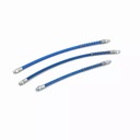 Explosion Proof Rubber Hose With Spring Grease Gun Flexible Hose Blue Color Grease Gun Resin Hose