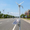 12V / 24V 300W Horizontal Axis Residential Complementary Wind and Solar Energy Wind Turbine Generator for Home Street Light Use