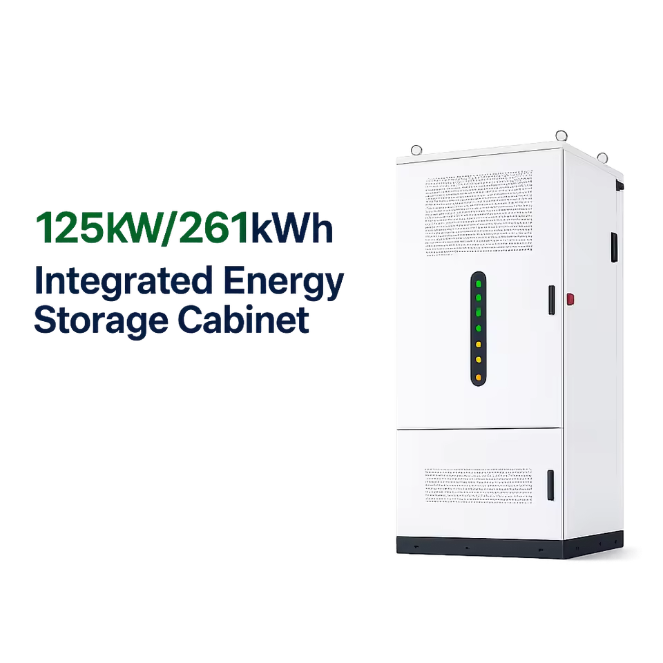 All-In-One 125KWh 261kWh LiFePO4 off Grid Solar Energy System C & l Battery Storage Industrial ESS Cabinet