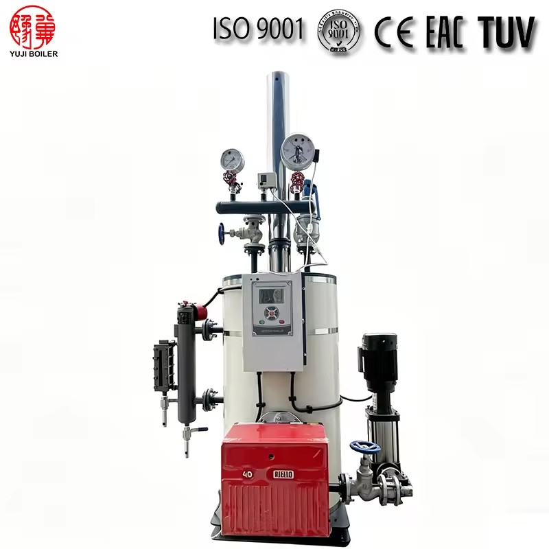 LPG Natural Oil/Gas Fired Vertical Low Pressure Steam Generator Boiler 50kg-800kg