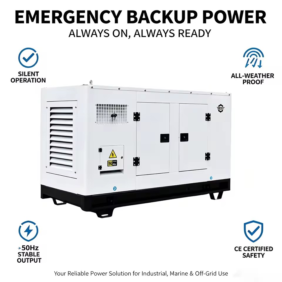 Industry Grade Three Phase Generator Diesel 40Kva 50 Kva Diesel Generator Caterpillar Weichai Diesel Generator 80 Kva