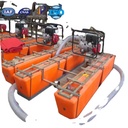 Sand Washing Plant for Sea Sand Desalination Using Screw & Wheeled Sand Washer Mini Gold Dredger