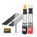 Dc Screw Pump 12v 220w 1inch Egetahigh Head Large Flow Vble Irrigation Well With Brushed Solar Submersible Pump