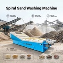 Heavy Duty Spiral Sand Washer Construction Quarry Sand Gravel Washing Machine for Mud Impurity Removal