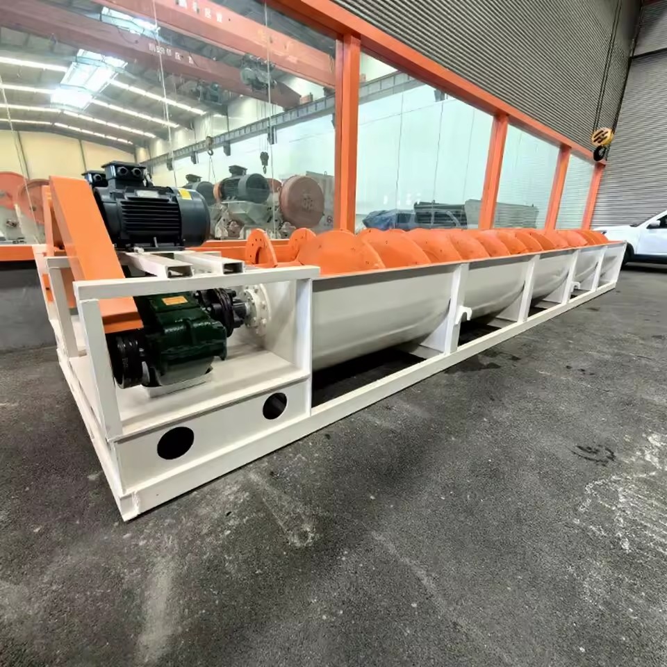 Xl1120 2xl920 Small Spiral Sand Washing Plant Double Screw Gravel Sand Washer and Screen Dewatering Machine