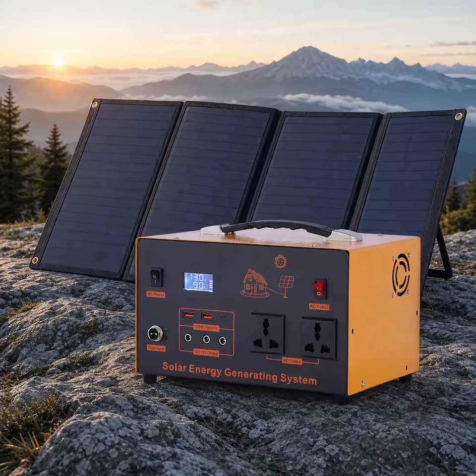 New Design 500 Watts 12V 60Ah Pure Sine Inverter Station